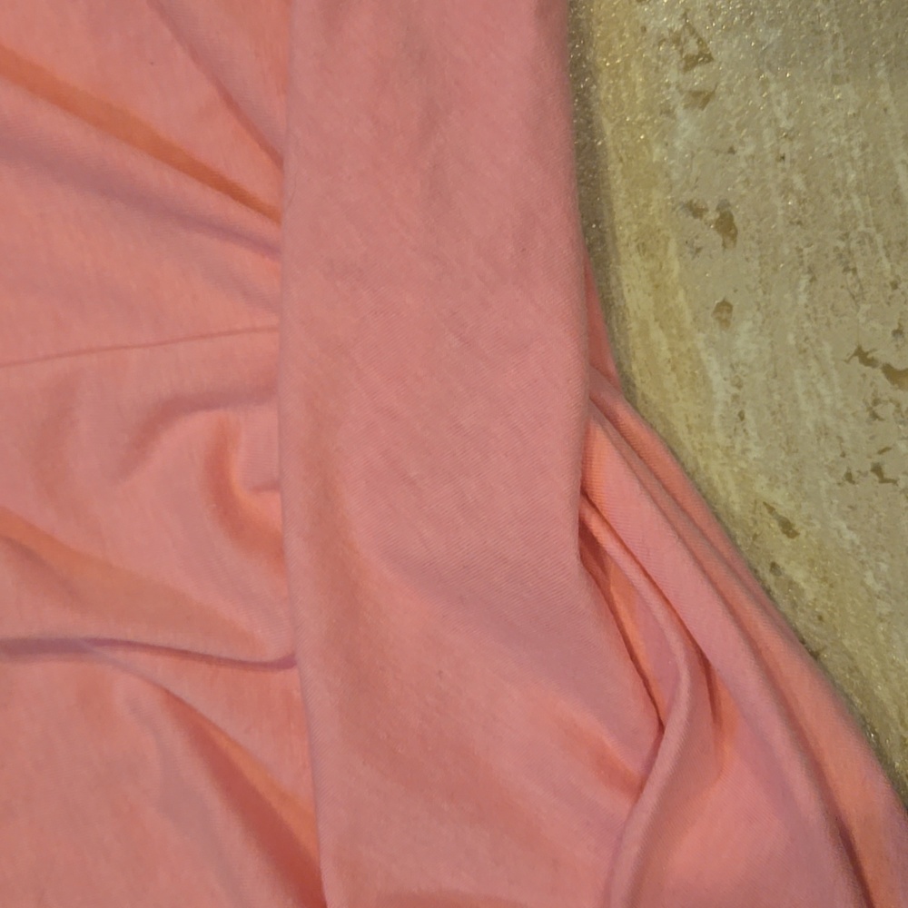 Lilly Pulitzer Luxletic Twist Front Long Sleeve Bubblegum Pink Tee - Picture 3 of 7